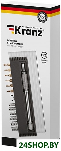 Набор бит Kranz KR-12-4751 (25 предметов) Набор бит Kranz KR-12-4751 (25 предметов)