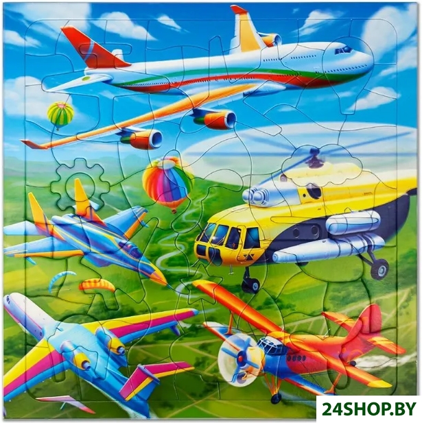 Пазл ГеоДом Самолёты 4660136220411 (80 эл) Пазл ГеоДом Самолёты 4660136220411 (80 эл)