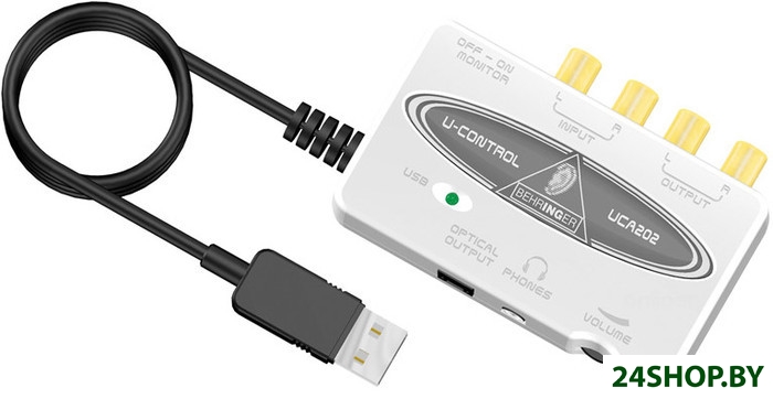Аудиоинтерфейс Behringer U-CONTROL UCA202 Аудиоинтерфейс Behringer U-CONTROL UCA202