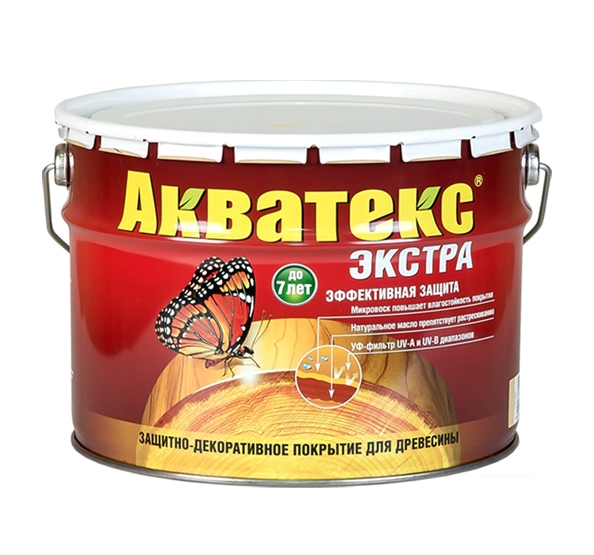 Пропитка Акватекс Экстра (орех, 10 л) Пропитка Акватекс Экстра (орех, 10 л)