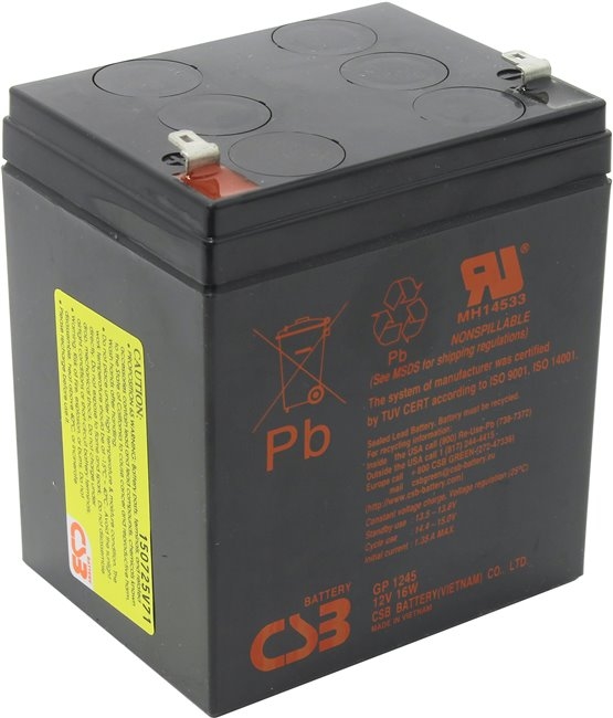 Аккумулятор для ИБП CSB GP 1245 Аккумулятор для ИБП CSB GP 1245