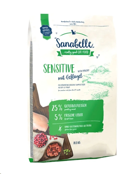 Сухой корм для кошек Bosch Sanabelle Sensitive Poultry 10 кг Сухой корм для кошек Bosch Sanabelle Sensitive Poultry 10 кг