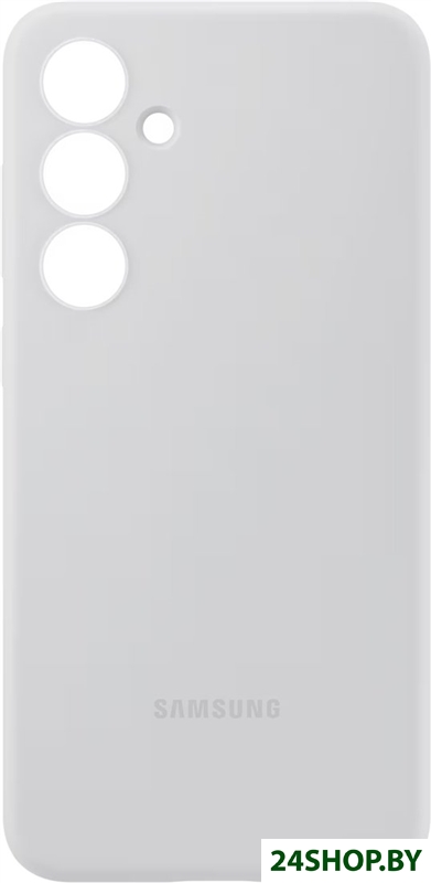 Чехол для телефона Samsung Silicone Case Galaxy S24 FE (серый) Чехол для телефона Samsung Silicone Case Galaxy S24 FE (серый)