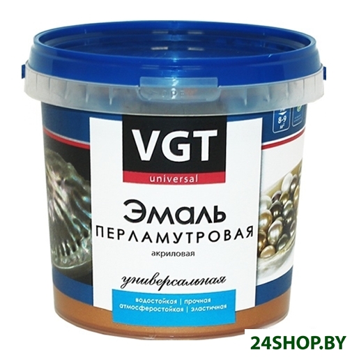 Эмаль VGT ВД-АК-1179 универсальная перламутровая (золото, 0.23 кг) Эмаль VGT ВД-АК-1179 универсальная перламутровая (золото, 0.23 кг)