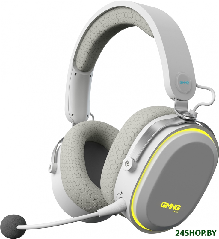Наушники Oklick GMNG HS-L990G (белый/серый) Наушники Oklick GMNG HS-L990G (белый/серый)