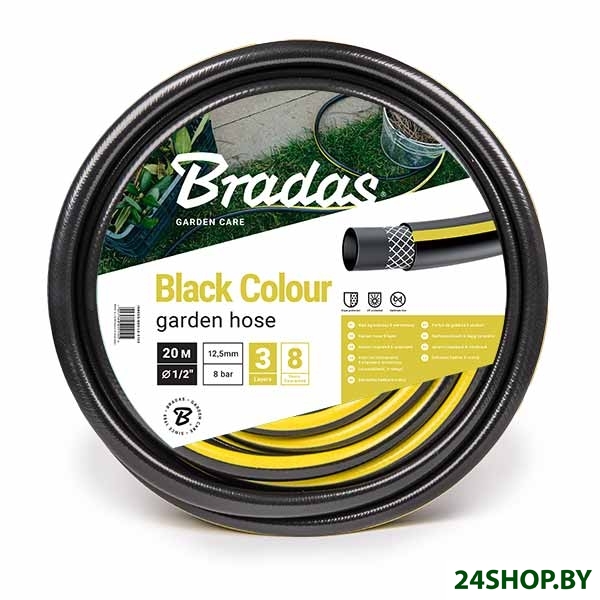 Шланг поливочный Bradas Black Colour 1 WBC125 (25м) Шланг поливочный Bradas Black Colour 1 WBC125 (25м)