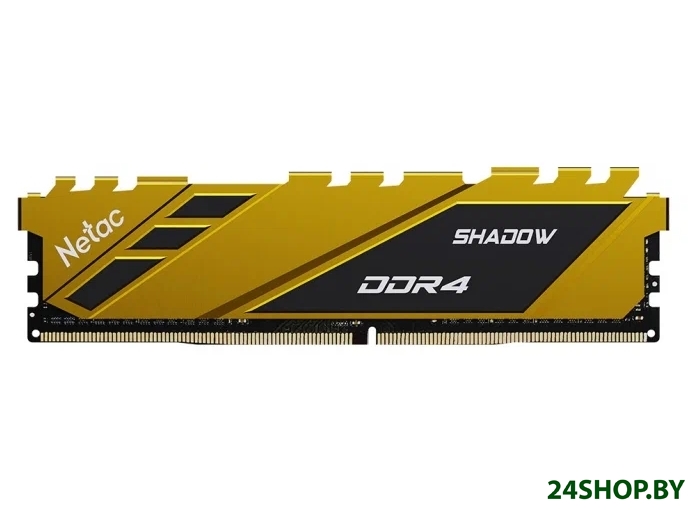 Оперативная память Netac Shadow 16ГБ DDR4 3200 МГц NTSDD4P32SP-16Y Оперативная память Netac Shadow 16ГБ DDR4 3200 МГц NTSDD4P32SP-16Y