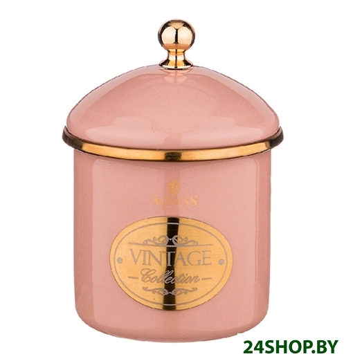 Емкость для хранения Agness 950-283 (пудровый) Емкость для хранения Agness 950-283 (пудровый)