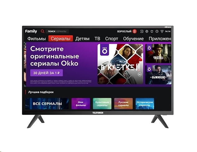 Телевизор TELEFUNKEN TF-LED32S91T2S Телевизор TELEFUNKEN TF-LED32S91T2S