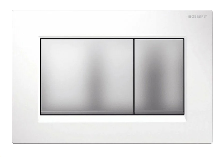Панель смыва Geberit Sigma 30 115.883.KL.1 (белый/матовый хром) Панель смыва Geberit Sigma 30 115.883.KL.1 (белый/матовый хром)