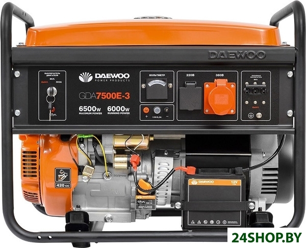 Бензиновый генератор Daewoo Power GDA 7500E Бензиновый генератор Daewoo Power GDA 7500E
