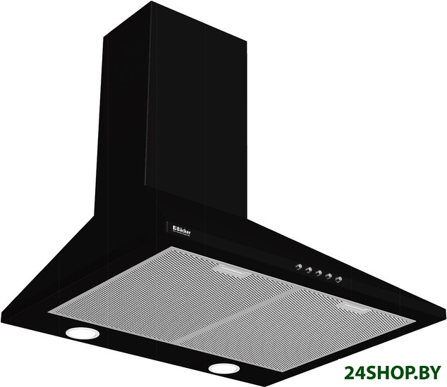 Кухонная вытяжка Backer KH60A-F1 Shiny Black Кухонная вытяжка Backer KH60A-F1 Shiny Black