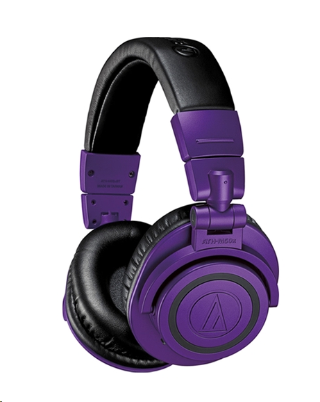 Наушники Audio-Technica ATH-M50xBT Limited-Edition (фиолетовый) Наушники Audio-Technica ATH-M50xBT Limited-Edition (фиолетовый)
