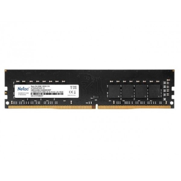 Оперативная память Netac Basic 8GB DDR4 PC4-25600 NTBSD4P32SP-08 Оперативная память Netac Basic 8GB DDR4 PC4-25600 NTBSD4P32SP-08