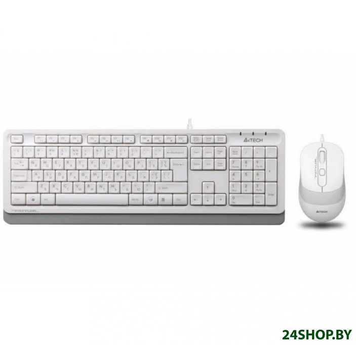 Клавиатура + мышь A4Tech Fstyler F1010 (белый/серый) Клавиатура + мышь A4Tech Fstyler F1010 (белый/серый)