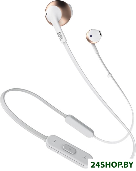 Наушники с микрофоном JBL Tune 205BT (розовое золото) Наушники с микрофоном JBL Tune 205BT (розовое золото)