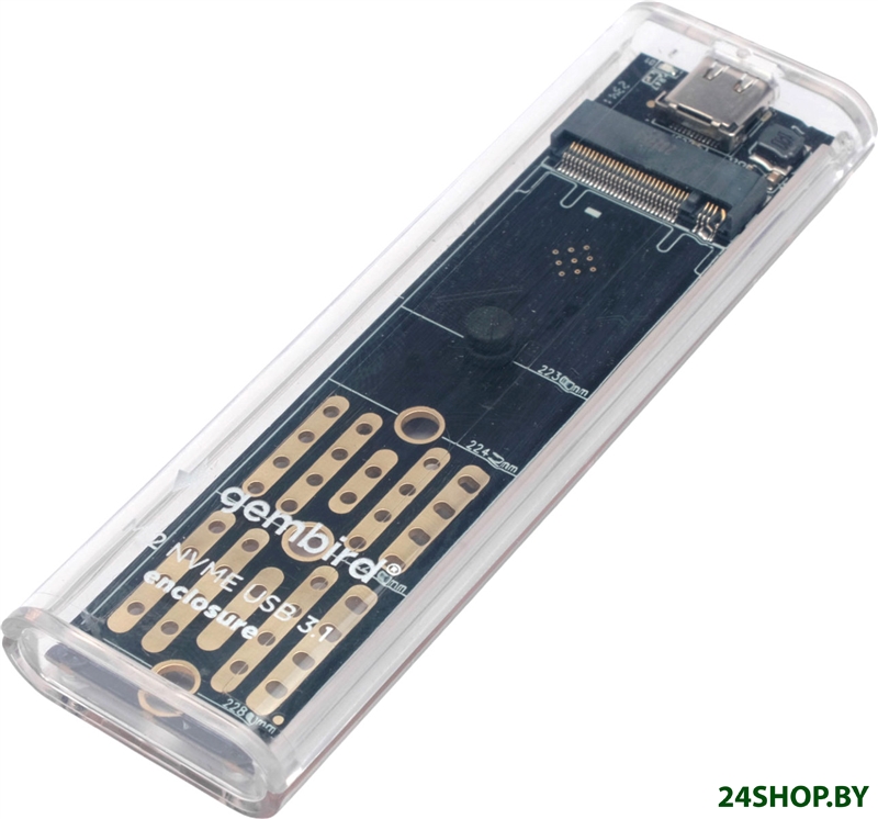 Бокс для накопителей M.2 Gembird EEM2-NVME-2 Бокс для накопителей M.2 Gembird EEM2-NVME-2