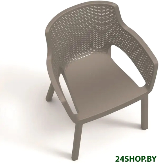 Стул пластиковый Keter Eva 247232 (капучино) Стул пластиковый Keter Eva 247232 (капучино)