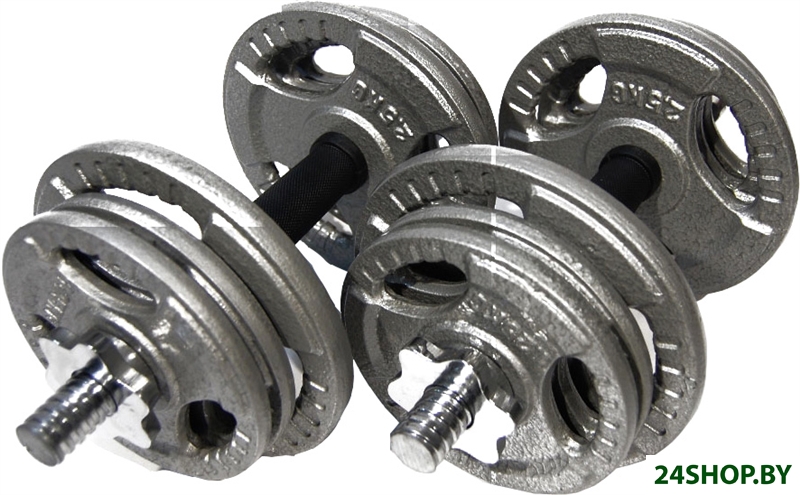 Набор гантелей Atlas Sport Хаммертон 2x9.5 кг Набор гантелей Atlas Sport Хаммертон 2x9.5 кг