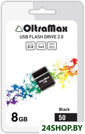 USB Flash Oltramax 50 8GB (черный) USB Flash Oltramax 50 8GB (черный)