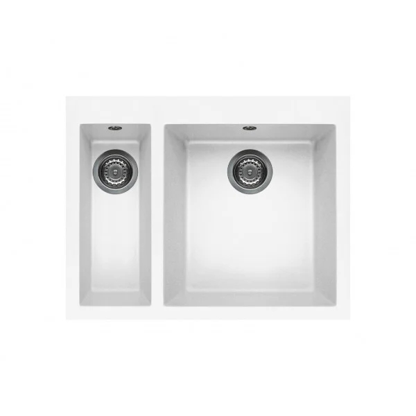 Кухонная мойка Elleci Quadra 150 Undermount K96 White Кухонная мойка Elleci Quadra 150 Undermount K96 White