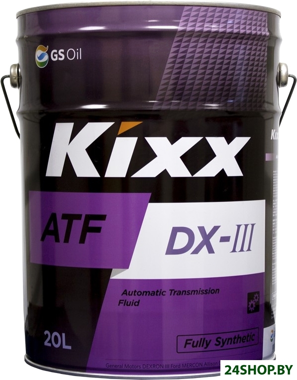 Трансмиссионное масло Kixx ATF DX-III 20л Трансмиссионное масло Kixx ATF DX-III 20л