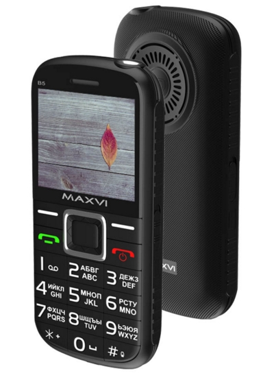 Мобильный телефон Maxvi B5 (черный) Мобильный телефон Maxvi B5 (черный)