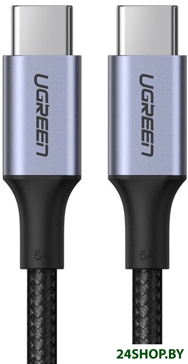 Кабель Ugreen US316 90120 USB Type-C - USB Type-C (3 м, черный) Кабель Ugreen US316 90120 USB Type-C - USB Type-C (3 м, черный)