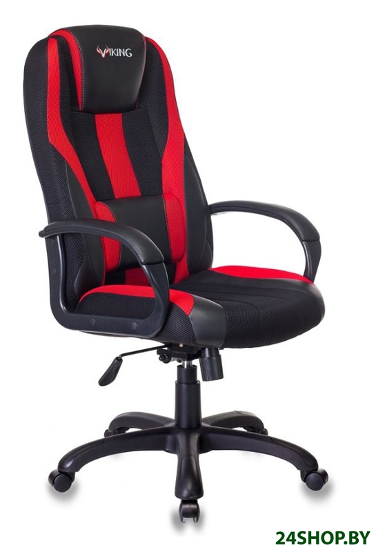 Кресло Zombie VIKING-9/BL+RED (черный/красный) Кресло Zombie VIKING-9/BL+RED (черный/красный)