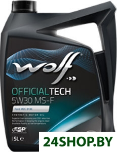 Моторное масло Wolf Official Tech 5W-30 MS-F 1л Моторное масло Wolf Official Tech 5W-30 MS-F 1л