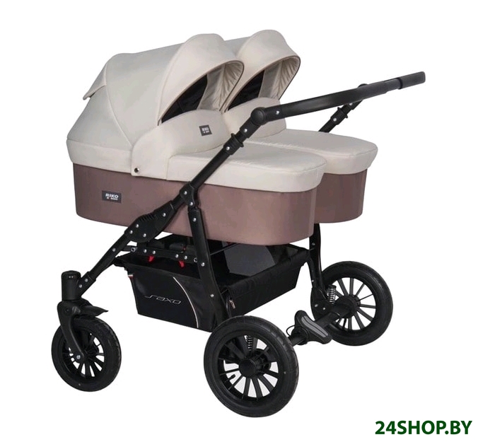 Детская универсальная коляска RIKO Basic Saxo 2 в 1 (03, бежевый/коричневый) Детская универсальная коляска RIKO Basic Saxo 2 в 1 (03, бежевый/коричневый)