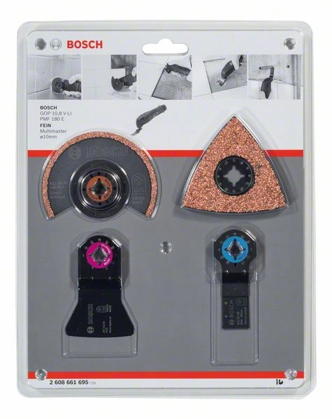 Набор оснастки Bosch 2608661695 4 предмета Набор оснастки Bosch 2608661695 4 предмета