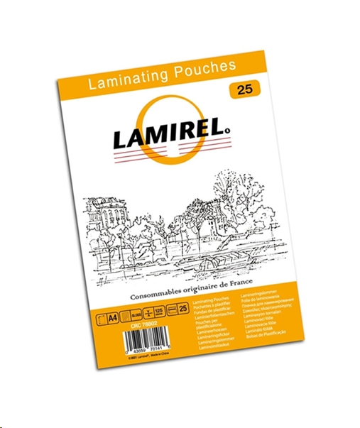 Пленка для ламинирования LAMIREL А4 125 мкм 25 шт LA-78802 Пленка для ламинирования LAMIREL А4 125 мкм 25 шт LA-78802