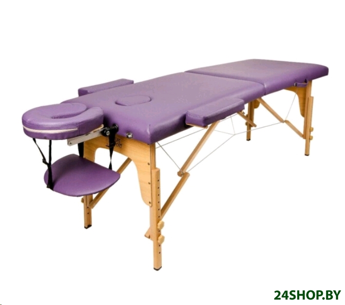 Массажный стол Atlas Sport складной 2-с 60 см (фиолетовый, деревянный) Массажный стол Atlas Sport складной 2-с 60 см (фиолетовый, деревянный)