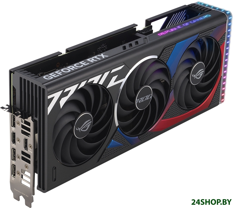 Видеокарта ASUS ROG Strix GeForce RTX 4070 Super 12GB GDDR6X OC Edition ROG-STRIX-RTX4070S-O12G-GAMI Видеокарта ASUS ROG Strix GeForce RTX 4070 Super 12GB GDDR6X OC Edition ROG-STRIX-RTX4070S-O12G-GAMI