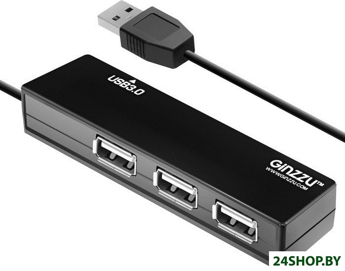 USB-хаб Ginzzu GR-334UB USB-хаб Ginzzu GR-334UB