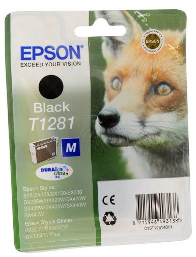Картридж EPSON T1281 Black Картридж EPSON T1281 Black