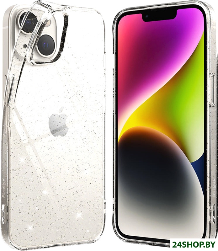Чехол для телефона Ringke Air iPhone 14 Plus Glitter Clear Чехол для телефона Ringke Air iPhone 14 Plus Glitter Clear
