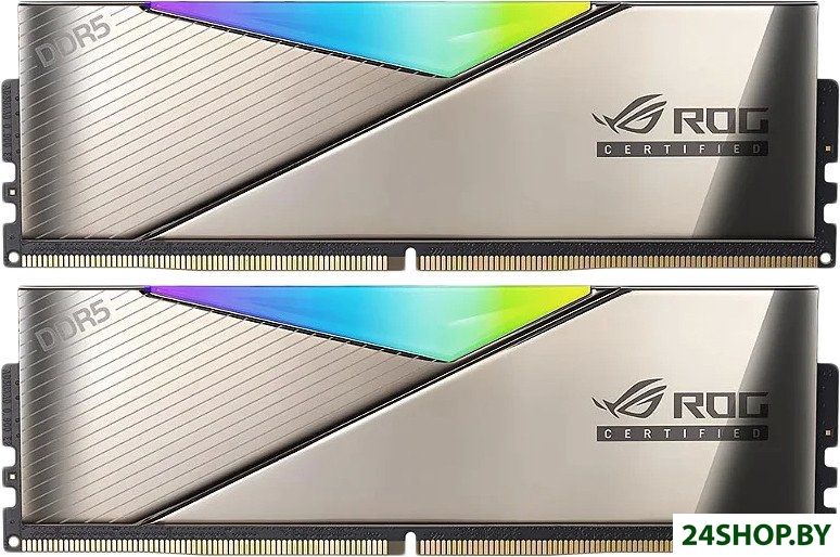 Оперативная память ADATA XPG Lancer RGB ROG 2x16ГБ DDR5 6600 МГц AX5U6600C3216G-DCLARROG Оперативная память ADATA XPG Lancer RGB ROG 2x16ГБ DDR5 6600 МГц AX5U6600C3216G-DCLARROG