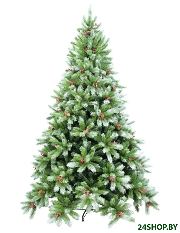 Ель Beatrees Ice Tiffany заснеженная с шишками и ягодами 0,45 м (1020745) Ель Beatrees Ice Tiffany заснеженная с шишками и ягодами 0,45 м (1020745)