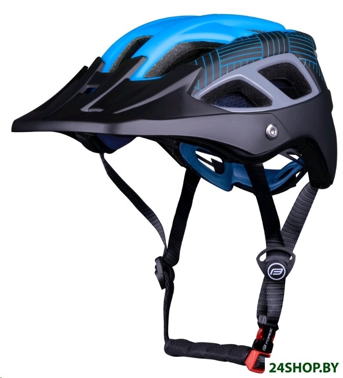 Велошлем Force Aves MTB S/M (черный/голубой) (RZ01345) Велошлем Force Aves MTB S/M (черный/голубой) (RZ01345)
