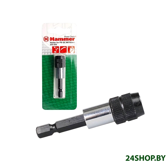 Магнитный держатель для бит HAMMER Flex 203-202 PB HL QC Магнитный держатель для бит HAMMER Flex 203-202 PB HL QC
