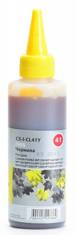 Чернила Cactus CS-I-CL41Y 100 мл Чернила Cactus CS-I-CL41Y 100 мл