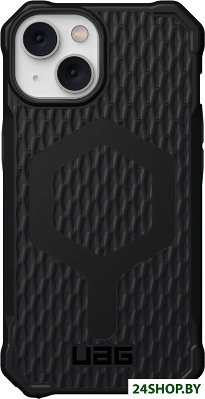 Чехол для телефона Uag для iPhone 14 Essential Armor for MagSafe Black 114089114040 Чехол для телефона Uag для iPhone 14 Essential Armor for MagSafe Black 114089114040