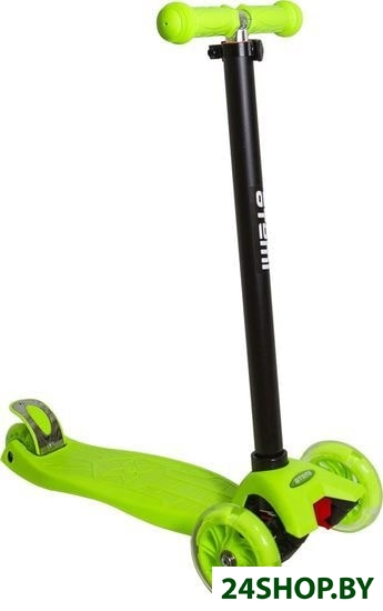 Самокат Atemi Super Rider AKC02B (зелёный, чёрный) Самокат Atemi Super Rider AKC02B (зелёный, чёрный)