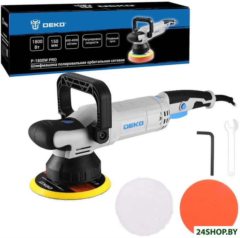 Полировальная машина Deko P-1800W PRO 084-1098 Полировальная машина Deko P-1800W PRO 084-1098