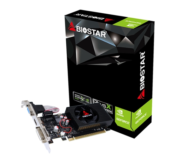 Видеокарта BIOSTAR GeForce GT 730 2GB DDR3 VN7313THX1 (LP) Видеокарта BIOSTAR GeForce GT 730 2GB DDR3 VN7313THX1 (LP)