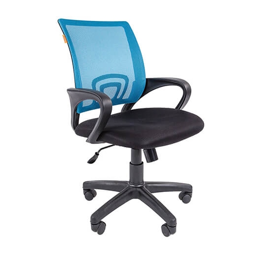 Кресло CHAIRMAN 696 black (голубой) Кресло CHAIRMAN 696 black (голубой)