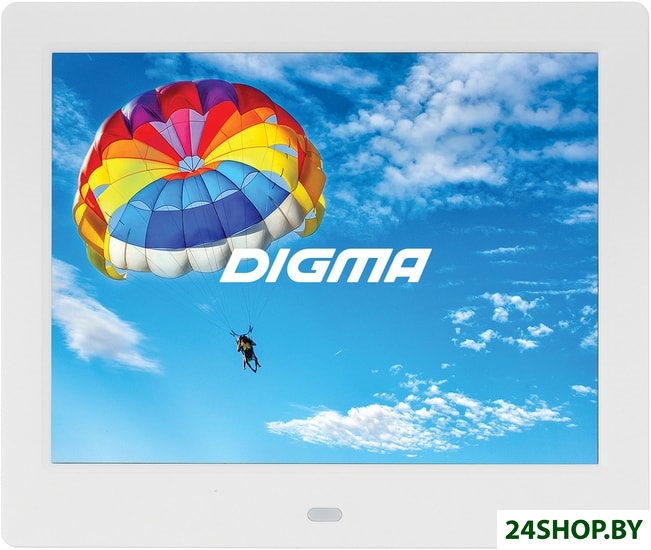 Цифровая фоторамка Digma PF-843 (pf843w) (белый) Цифровая фоторамка Digma PF-843 (pf843w) (белый)