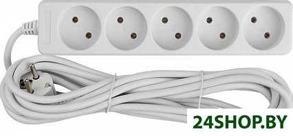 Удлинитель General Lighting GES-10 470031 (1.5 м, белый) Удлинитель General Lighting GES-10 470031 (1.5 м, белый)